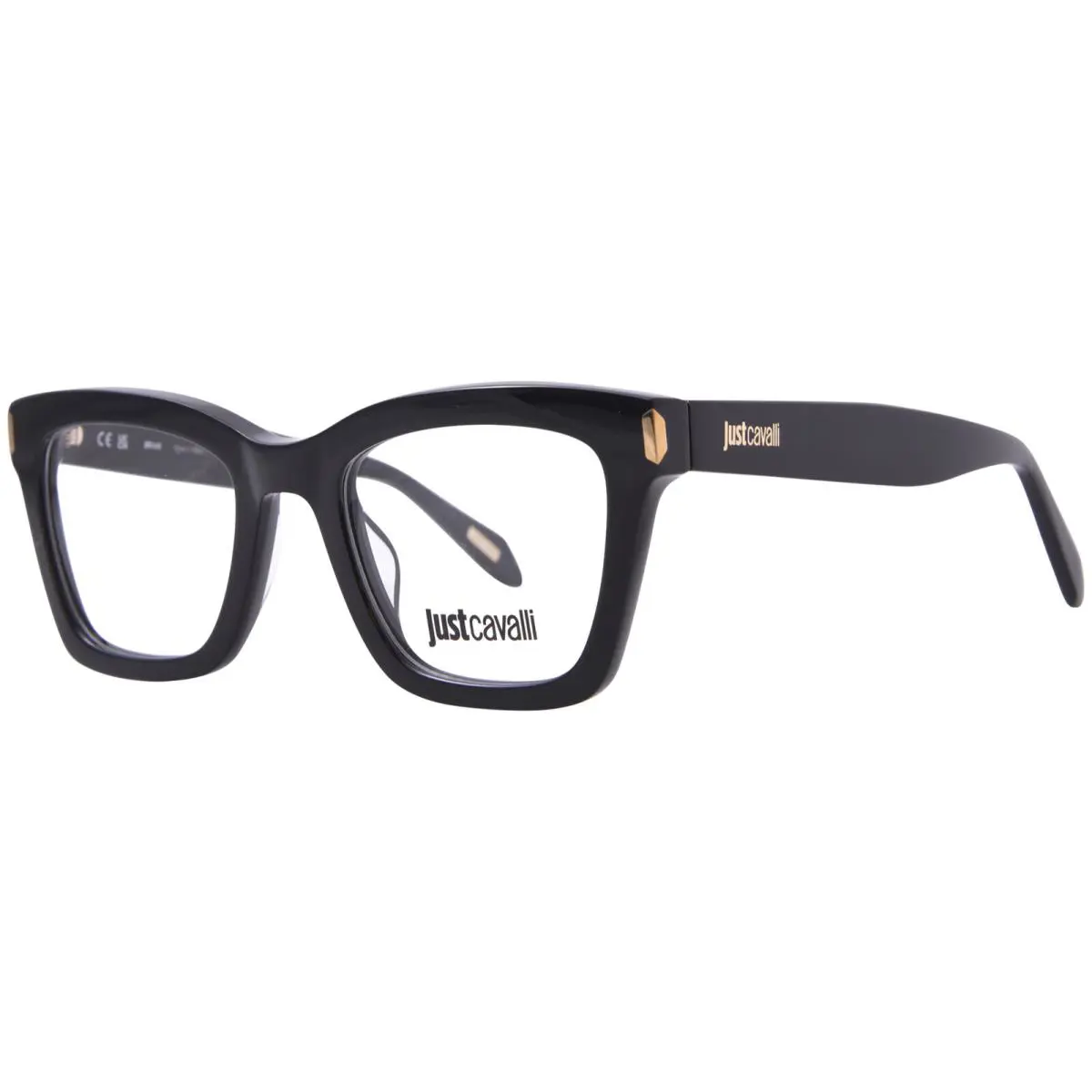 VJC003 0700 Eyeglasses Women`s Shiny Black Full Rim 50mm by Just Cavalli