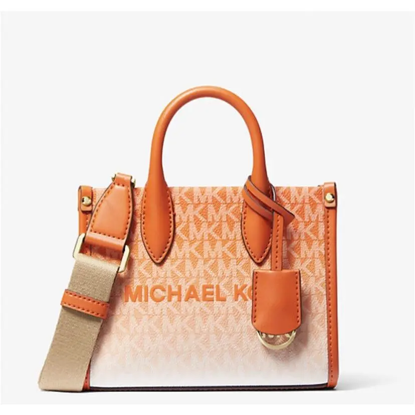 Michael Kors Mirella XS Extra-small MK Logo Shopper Crossbody Handbag Purse Bag