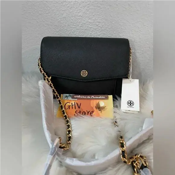 Tory Burch Robinson Color-block Double-strap Convertible Shoulder Bag