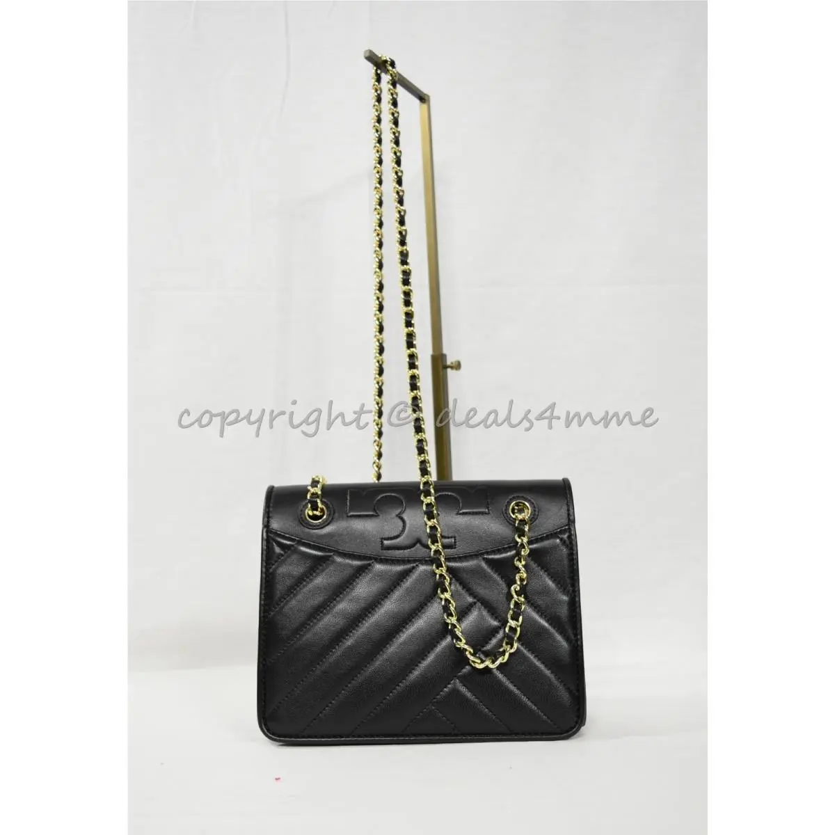 Alexa Convertible Shoulder Bag in Soft Leather. Pick Your Color Black by Tory Burch