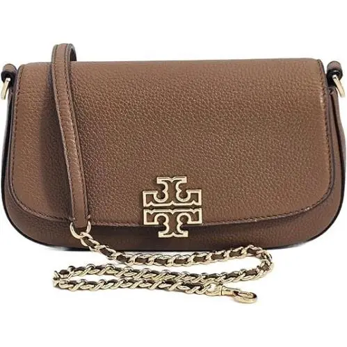 Britten Gold Hardware Women`s Convertible Crossbody Handbag Moose by Tory Burch