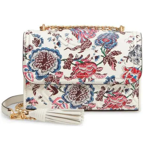 Tory Burch Fleming Printed Small Convertible Shoulder Bag Crossbody