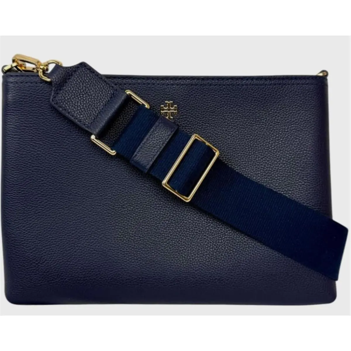 Tory Burch Blake Pastel Yellow Crossbody Bag Purse Messenger Swingpack 148314