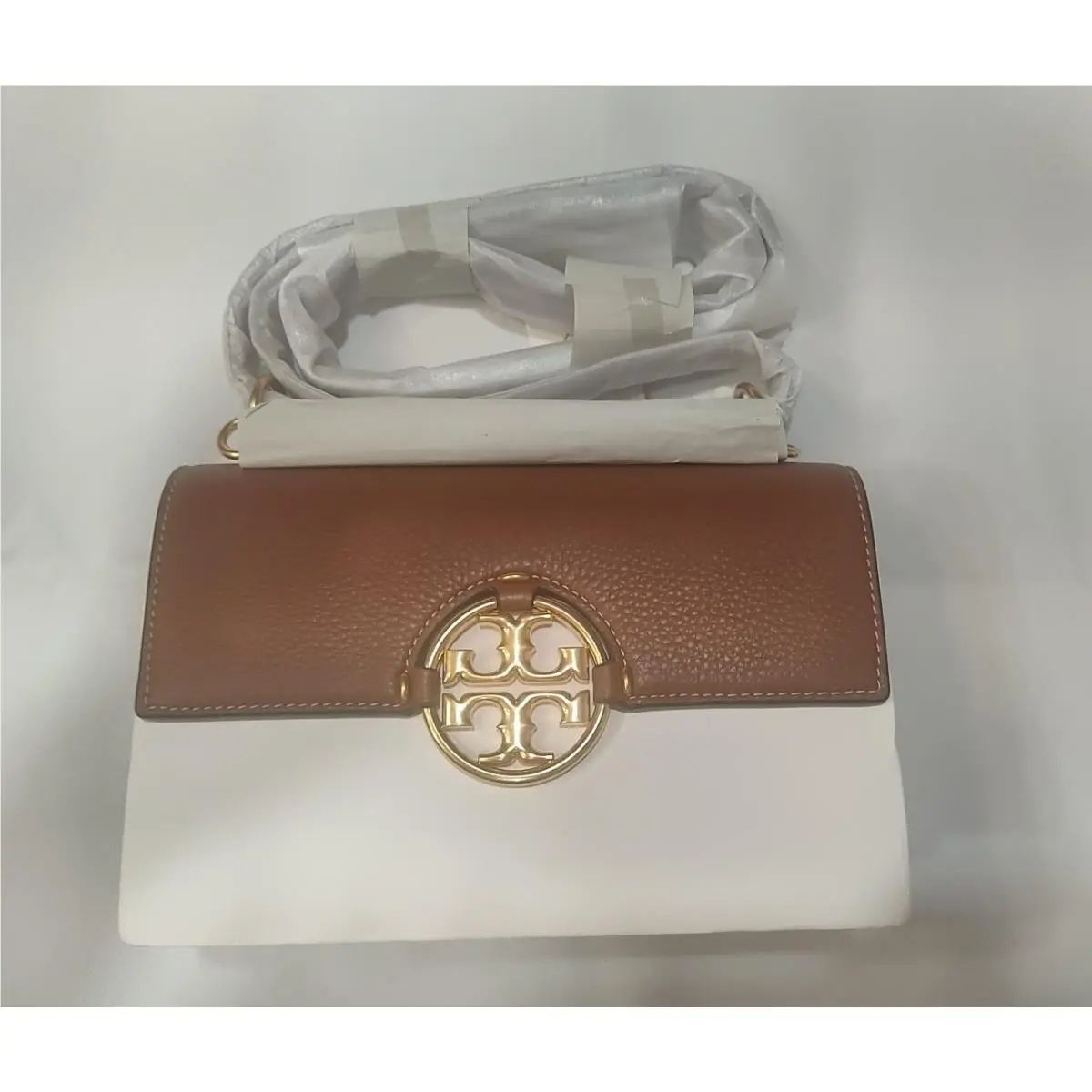 Tory Burch Miller Shoulder Leather Bag /light Umber/ One Size