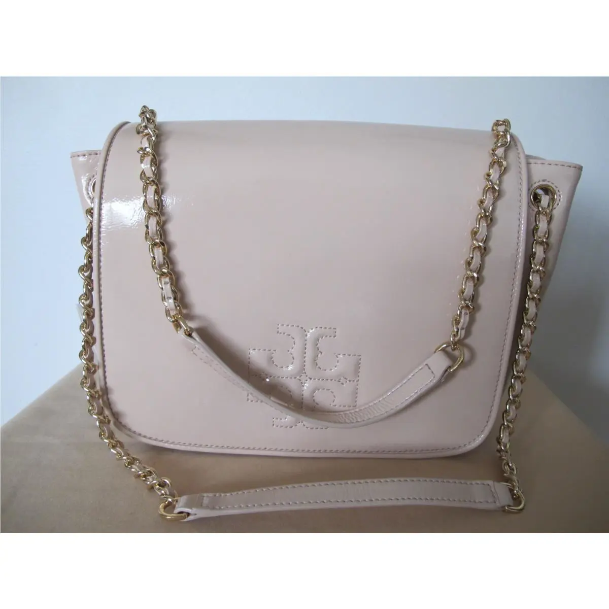 Tory Burch Leather Pink Shoulder Bag