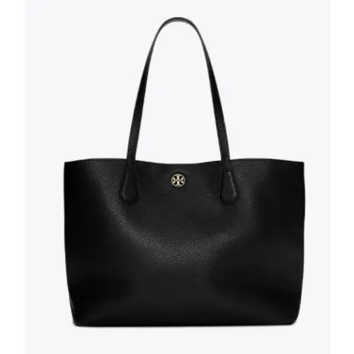 Tory Burch Black Tote Shopping Bag Style 22159775