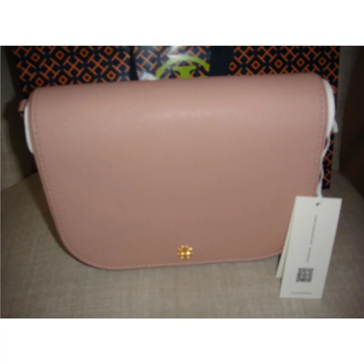 Tory Burch Emerson Flap Light Meadow Sweet Crossbody Bag.ret $348.00