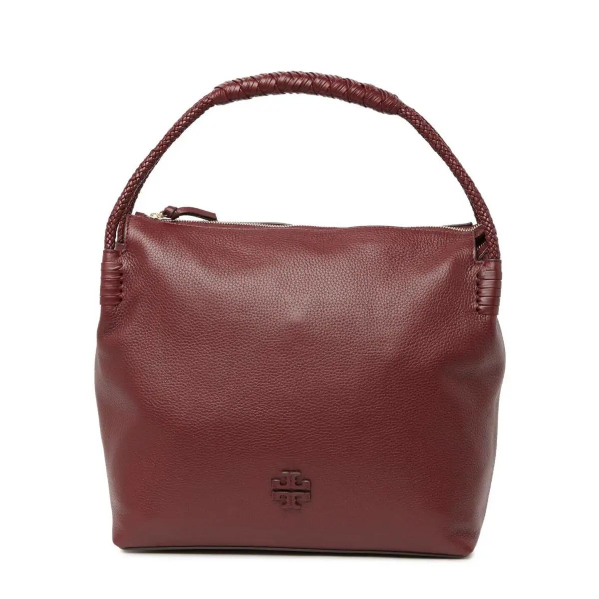 Tory Burch Burgundy Leather Hobo Bag. Gorgeous