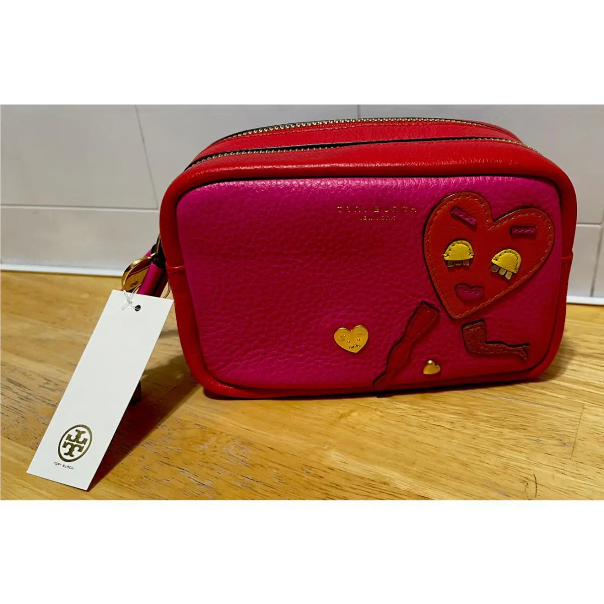 Tory Burch Perry Patchwork Hearts Minibag