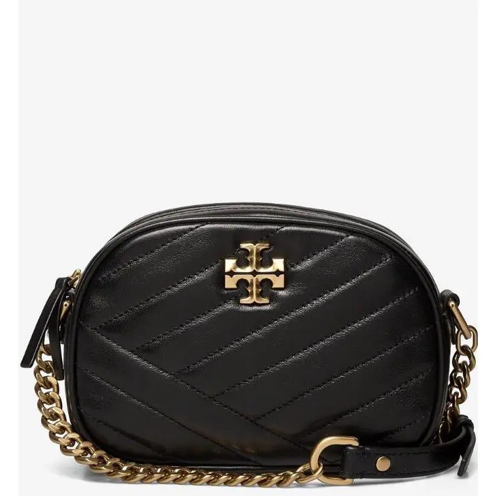 Tory Burch Kira Chevron SM Camera Bag Black 152353