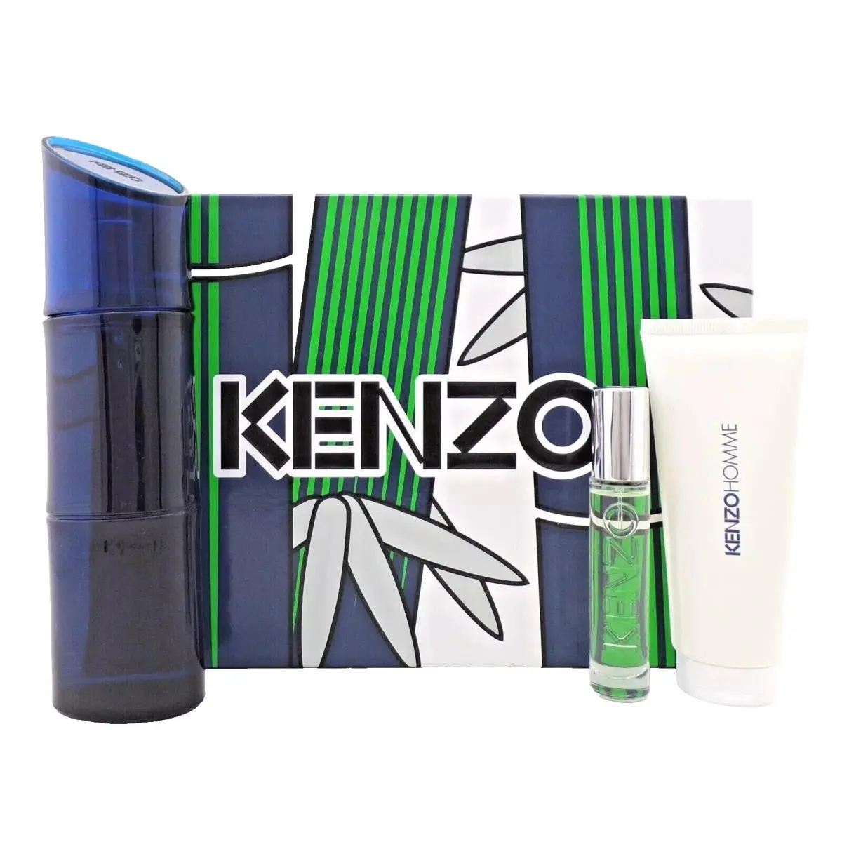 Kenzo Homme Intense 3 Pcs Gift Set: Edt 110ML - Spray 10ML - Shower Gel 75ML