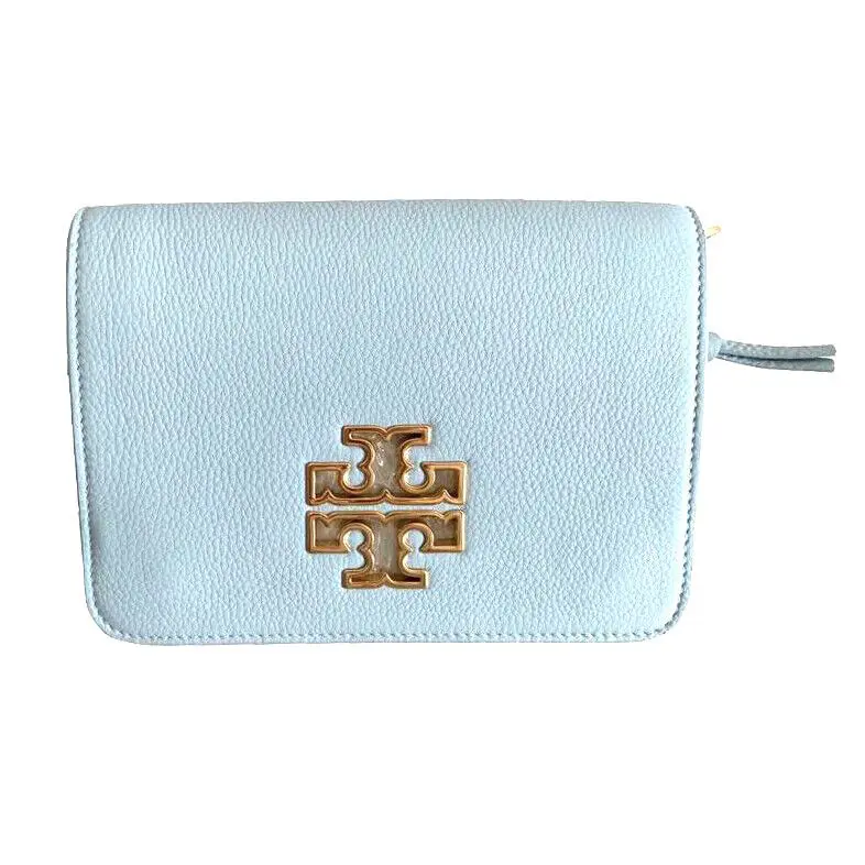 Tory Burch Women`s Britten Combo Crossbody Bag Seltzer OS 8978-6