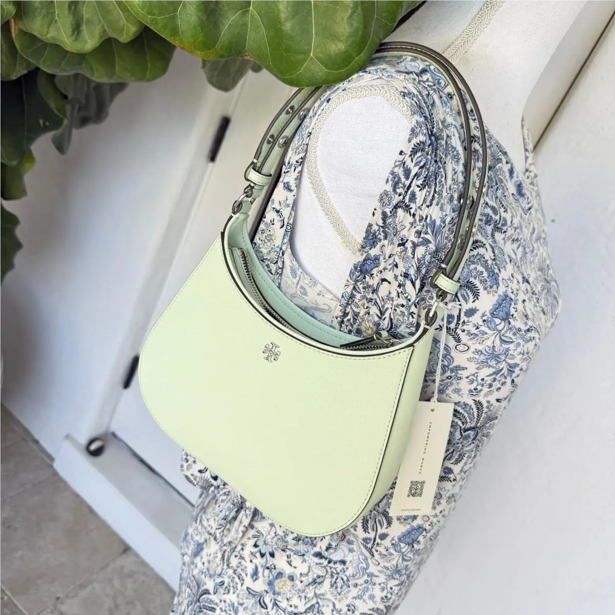 Tory Burch Emerson Shoulder Bag Meadow Mist 150258