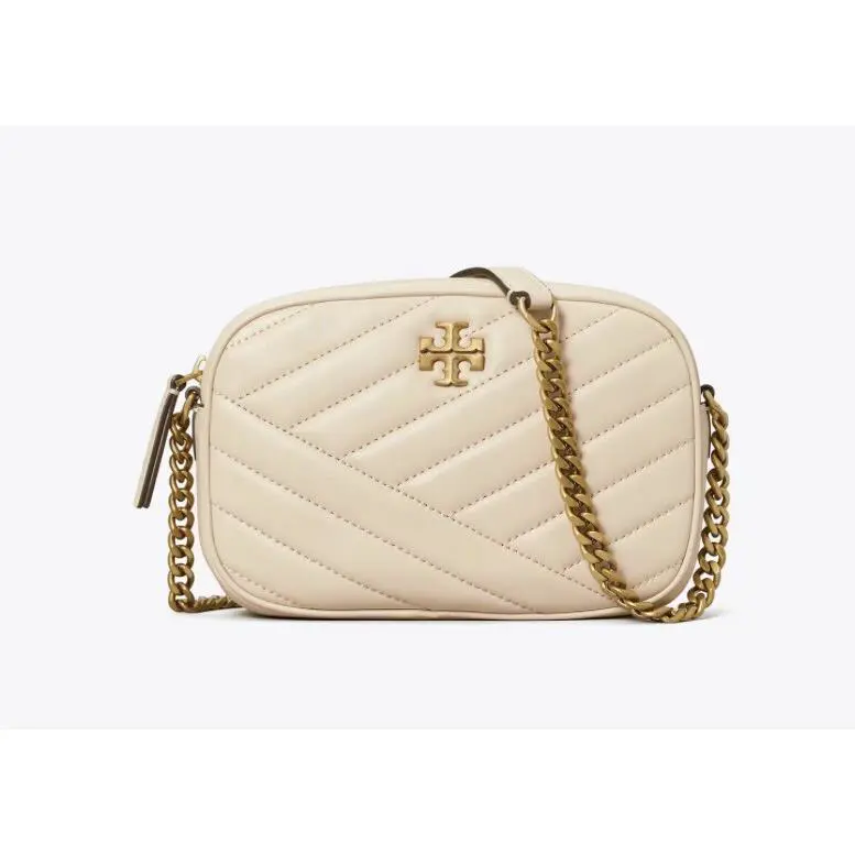 Tory Burch Kira Chevron SM Camera Bag Cream 152353