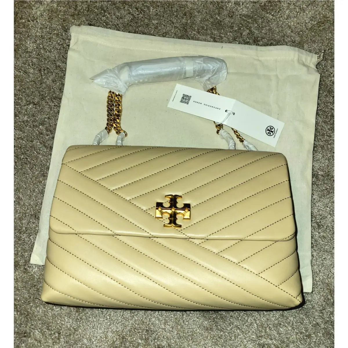 Tory Burch Kira Chevron Convertible Shoulder Bag