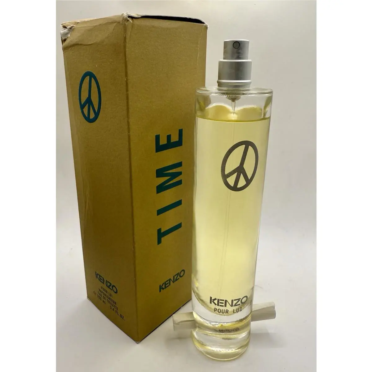 Time For Peace Kenzo For Men Edt Spray 100 ml /3.4 oz Rare - As Pictured Nocap