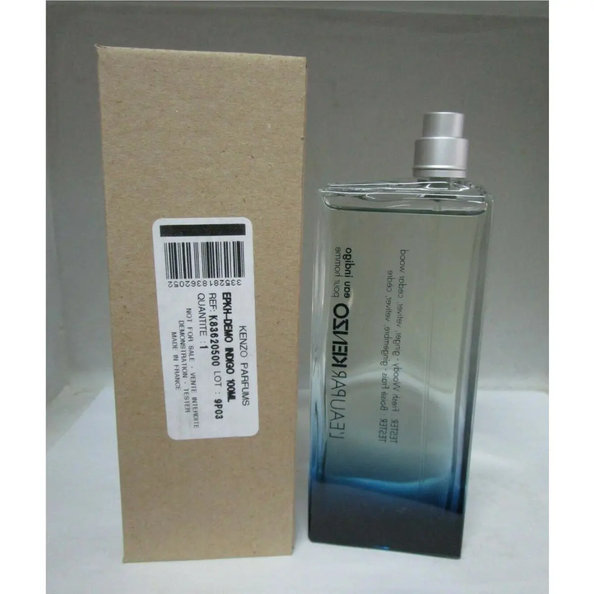 L`eau Par Kenzo Eau Indigo Pour Homme Eau DE Toilette Spray 3.4 oz/100 ml TT