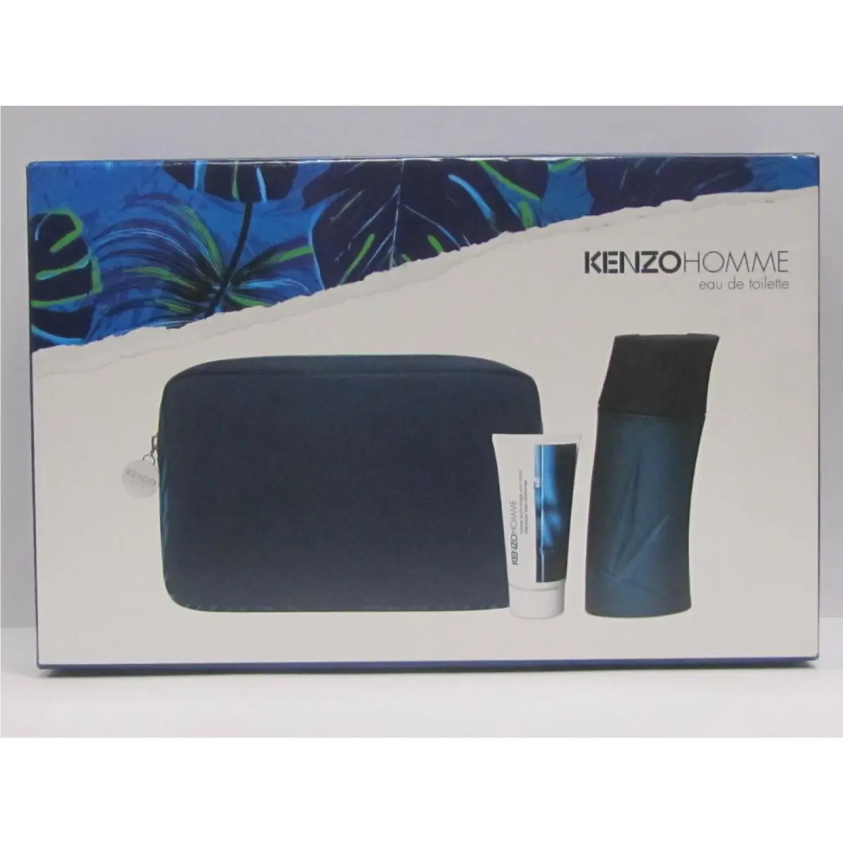Kenzo Homme by Kenzo For Men Set 3.4 oz Edt Spray + 1.7 oz Asb + Travel Pouch