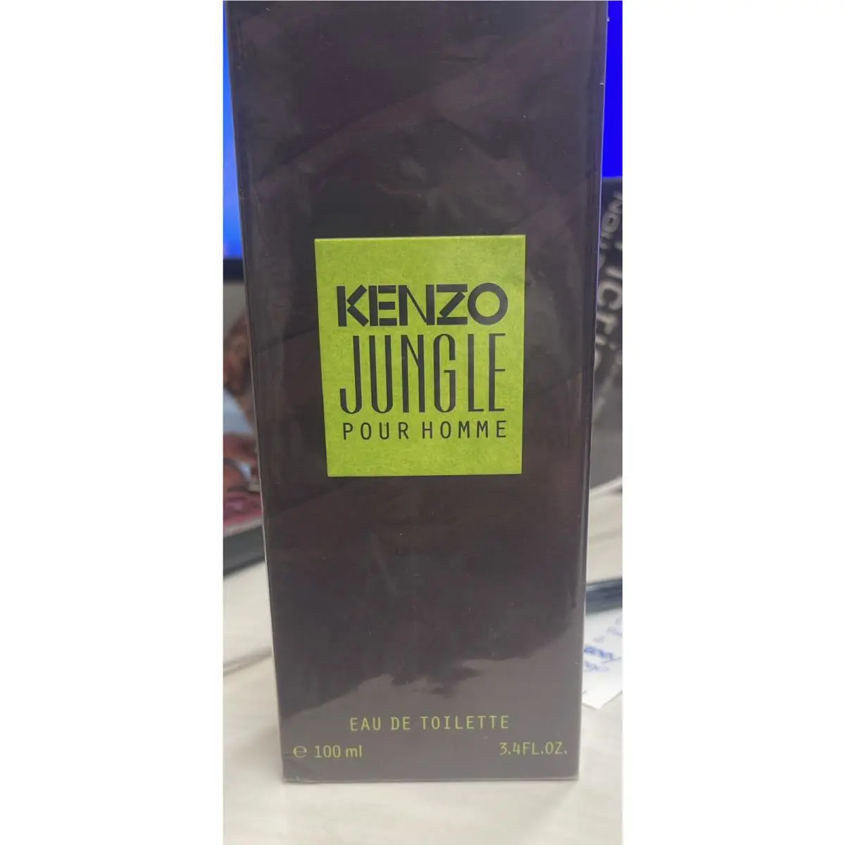Kenzo Jungle Pour Homme Eau De Toilette Splash 3.4 oz Box Discontinue