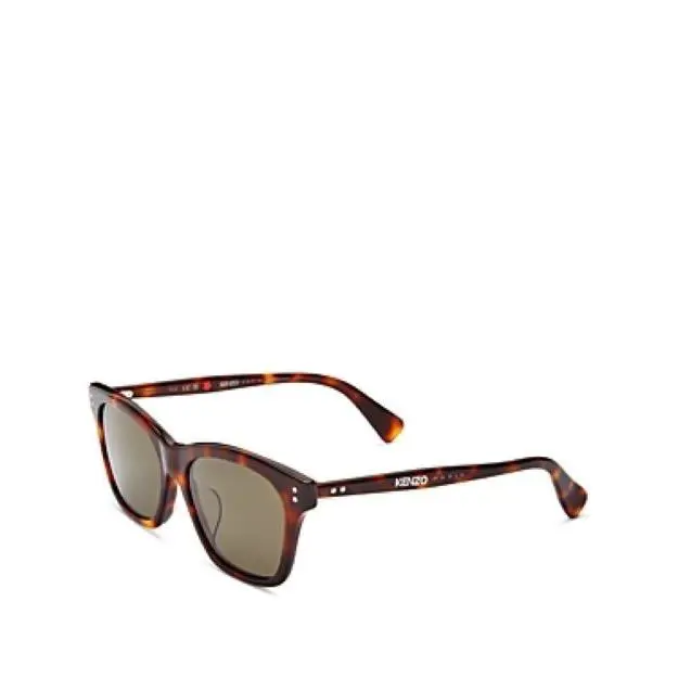 Kenzo Paris Boke Flower Square Sunglasses 55 - 16 - 145 Havana