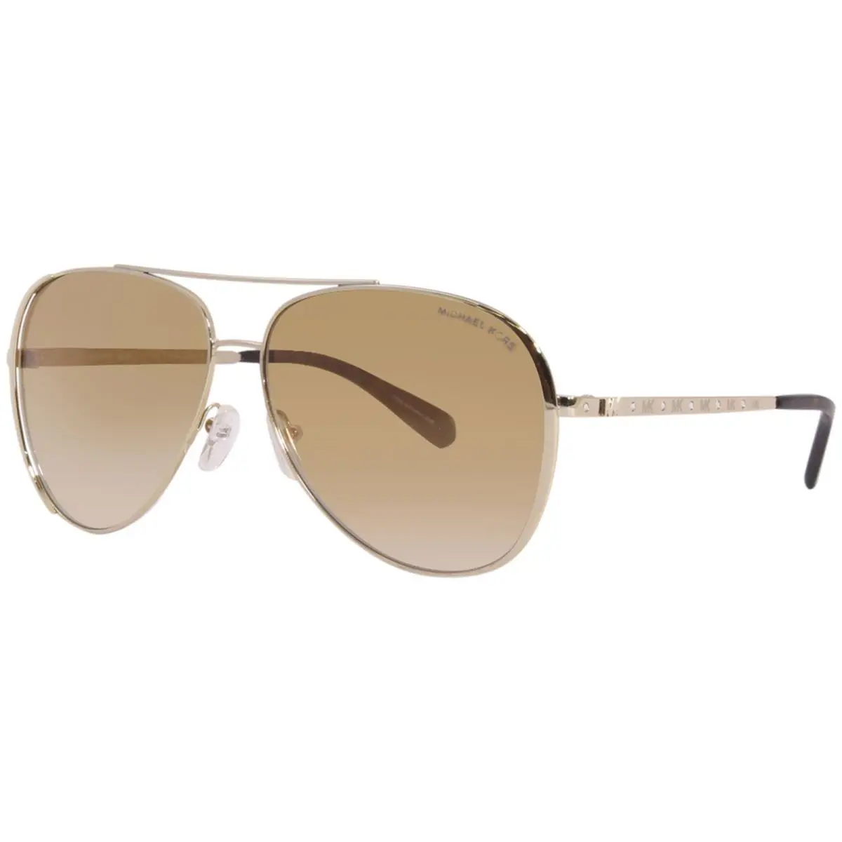 Michael Kors Chelsea-bright MK1101B 1014GO Sunglasses Women`s Gold/grey Mirror - Frame: Gold, Lens: Gold