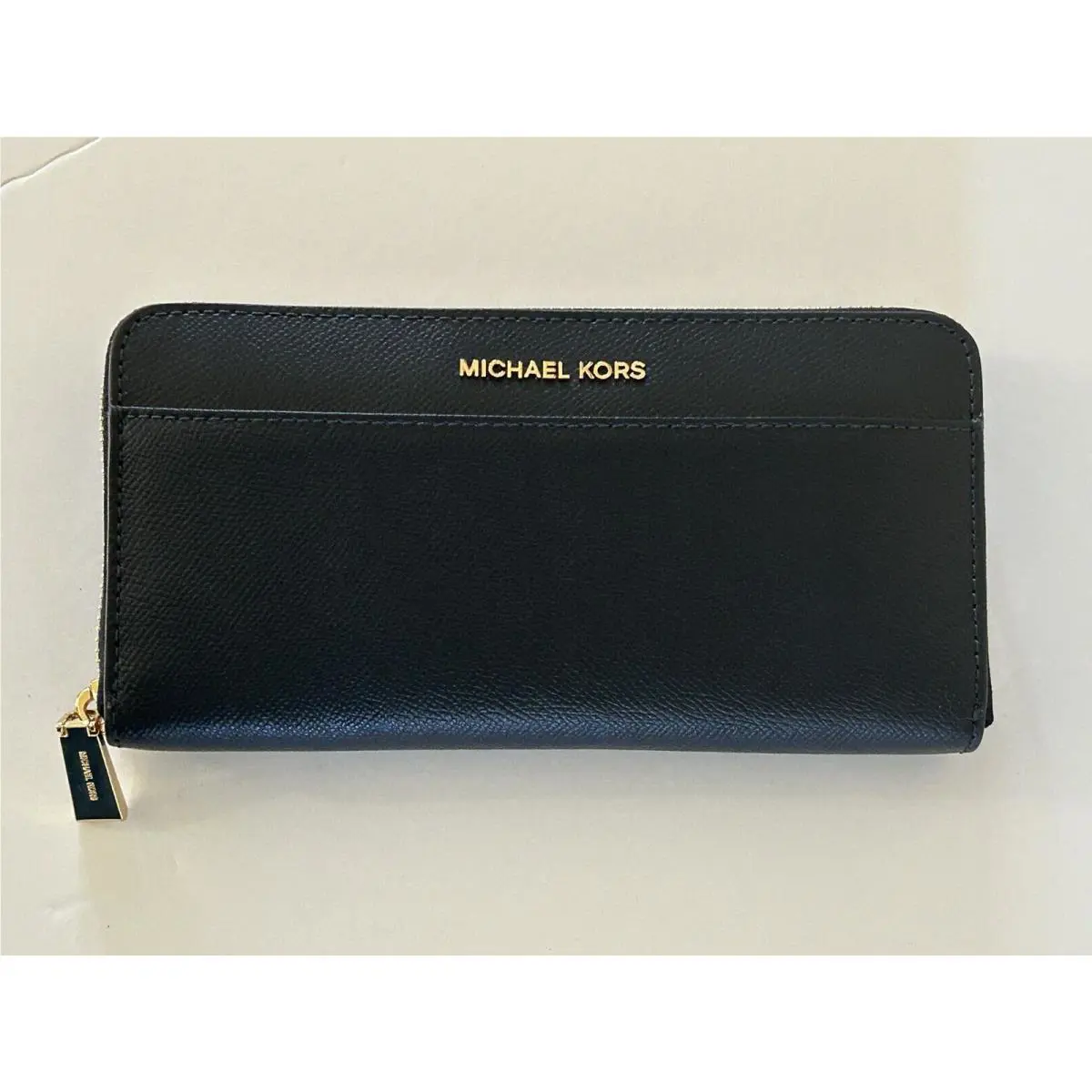 Michael Kors Jet Set Pocket ZA Continental Wallet Phone Cards - Navy