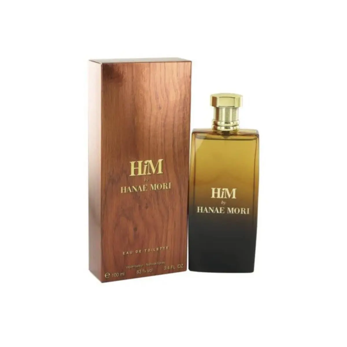Hanae Mori Him For Men Eau DE Toilete 3.4 Ounce No Cello