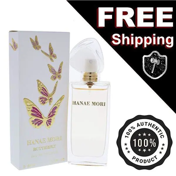 Butterfly Perfume Women 1.7 oz 50ml Eau de Toilette Edt Spray Paris by Hanae Mori