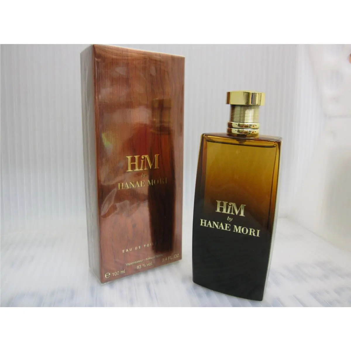 Him by Hanae Mori 3.4 oz / 100 ML Eau De Toilette Spray Box Batch 718013