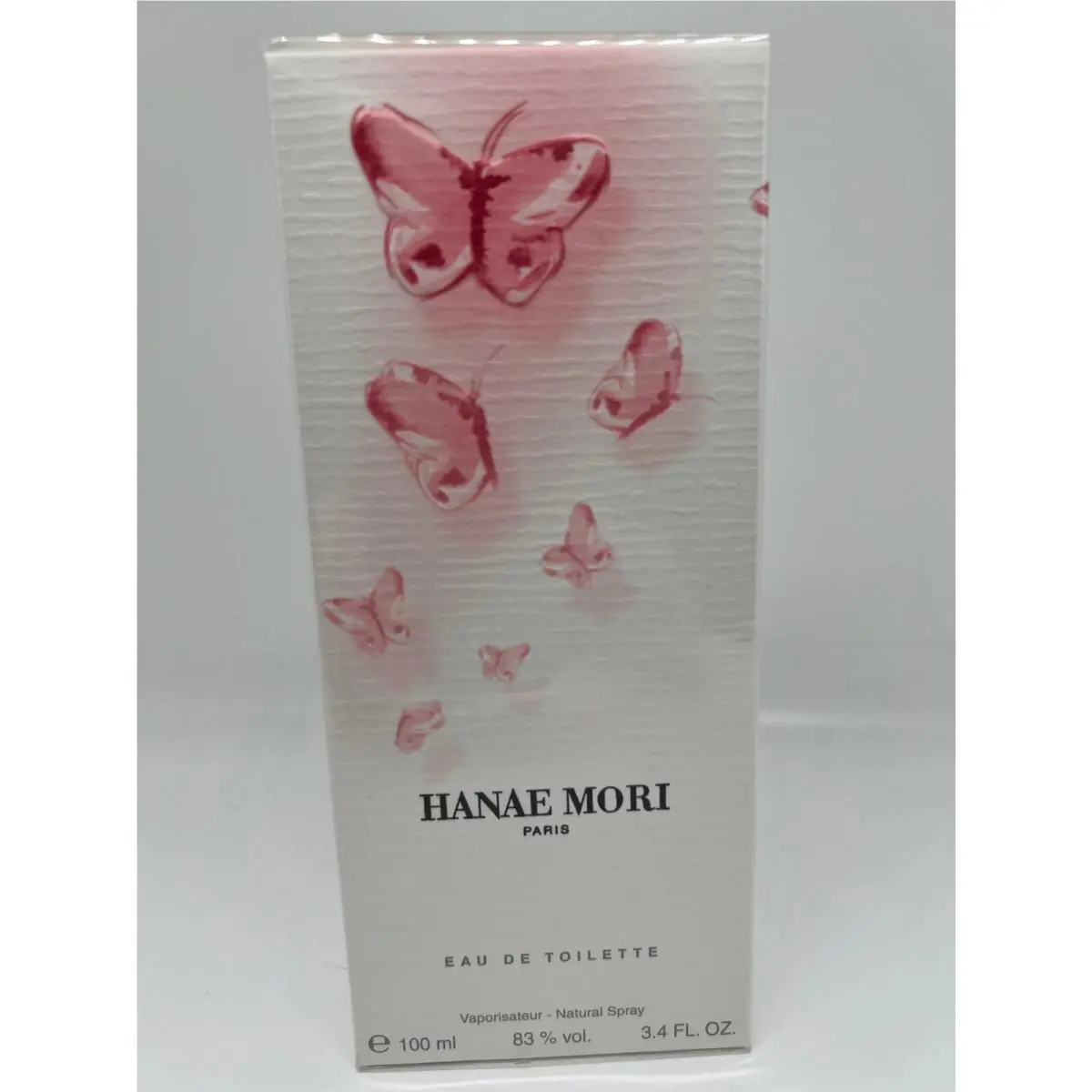 Pink Butterfly 3.4 FL oz / 100 ML Eau De Toilette Spray Box by Hanae Mori