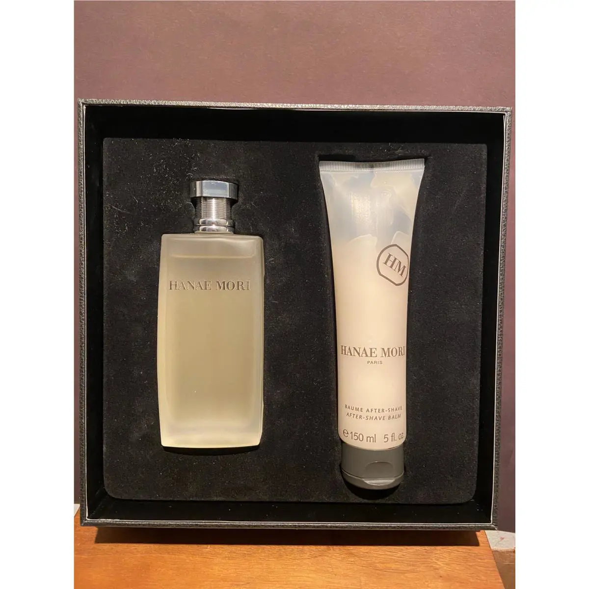 Hanae Mori Cologne 2pc Set For Men 3.4oz Eau De Toilette+ 5.0oz After Shave Balm