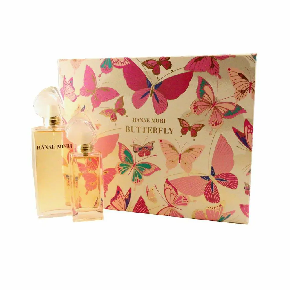 Butterfly 2PC Gift Set Women Edt Spray 3.4 OZ +1.0 OZ Rare by Hanae Mori