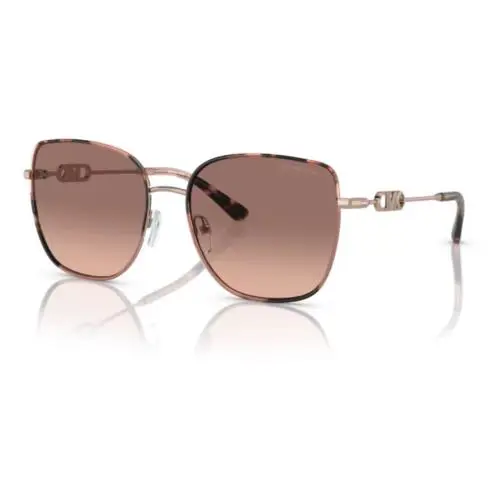 Michael Kors Empire Square-2 MK1129J 110813 Sunglasses Women`s Gold/pink 56mm - Frame: Gold, Lens: Pink