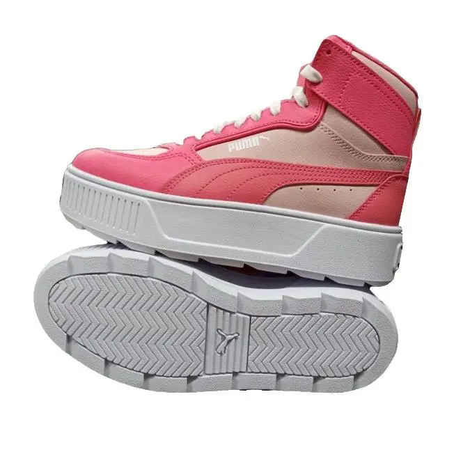 Puma Girls Pink Shoe Karmen Rebelle Mid JR 388729 06J