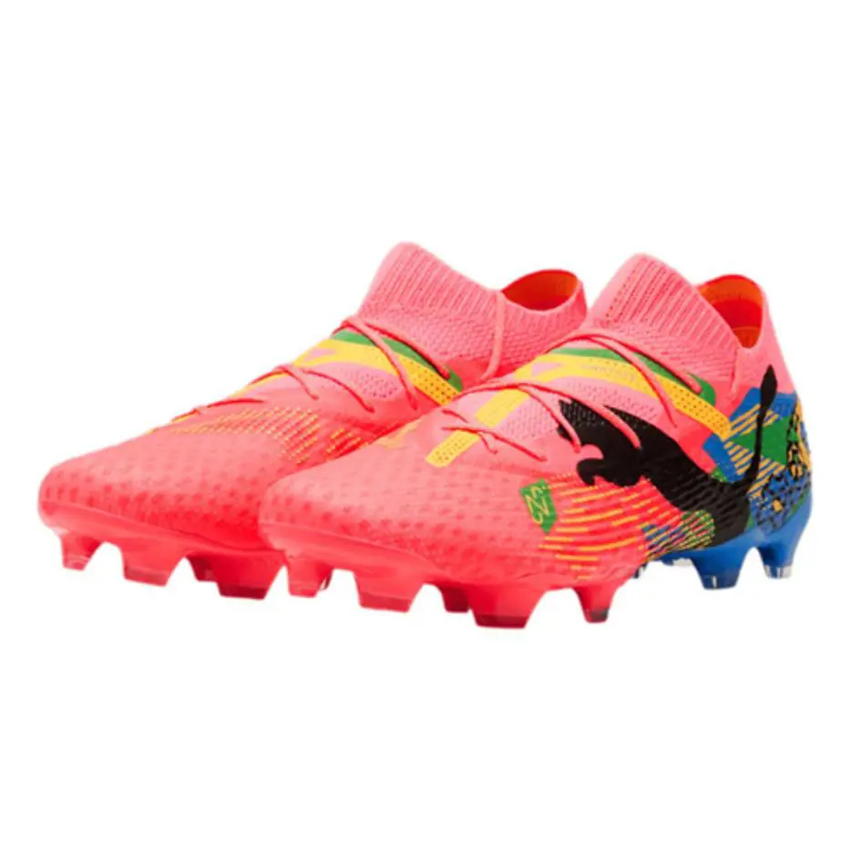 Puma Men`s Future 7 Ultimate Neymar JR Fg/ag Soccer Pink/blue 107839-01 i