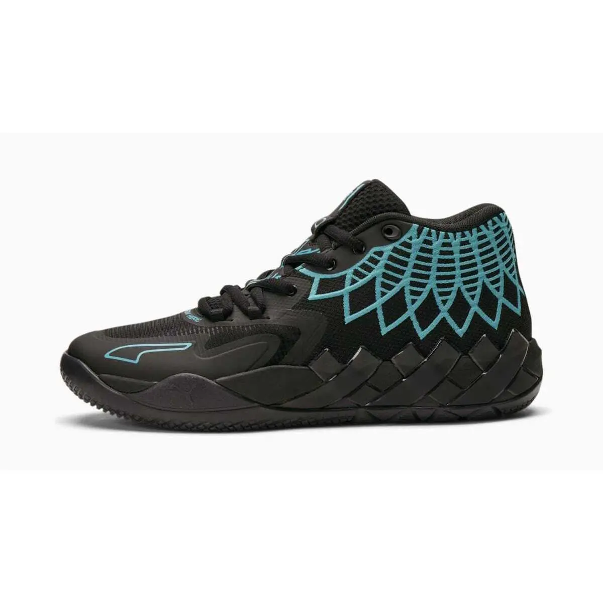 Puma MB.01 Buzz City Lamelo Ball Black Blue 376443 13 Basketball Shoes - Black