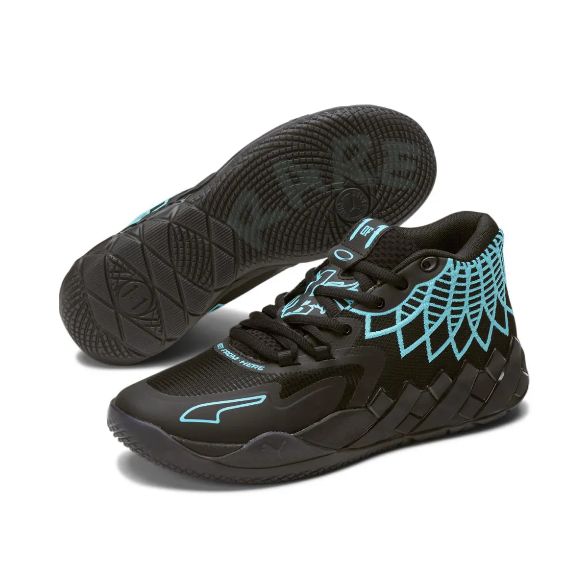 Puma shoes - Puma MB.01 Buzz City Lamelo Ball - 376443 13 - Black 3