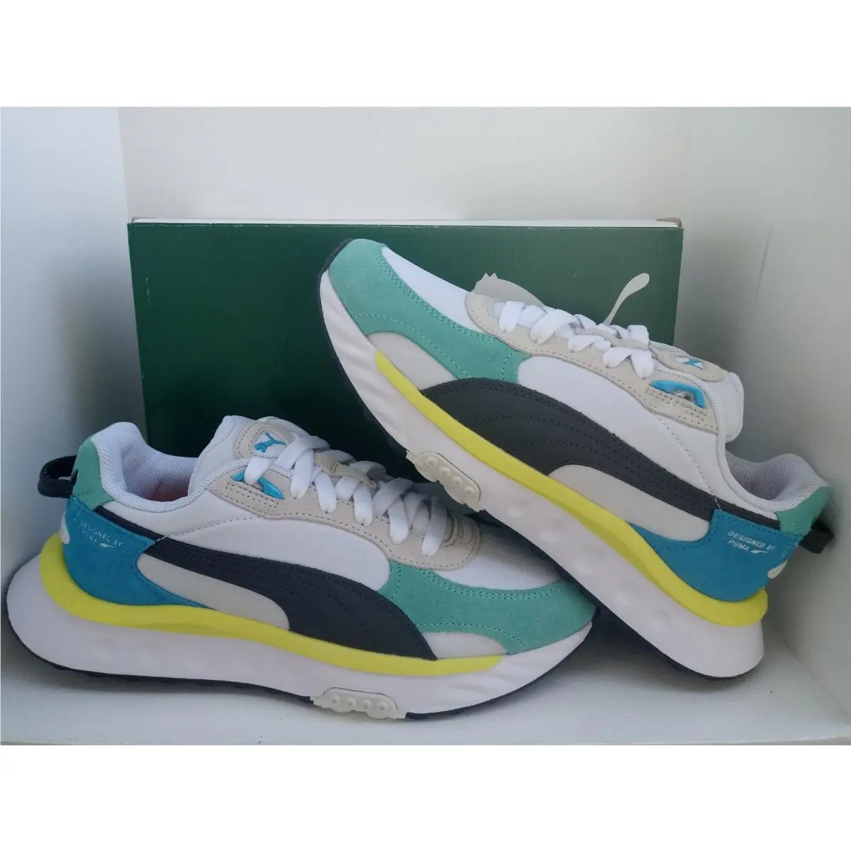 Puma shoes - Shoes - Shoes - Elektro Aqua/Puma White 10