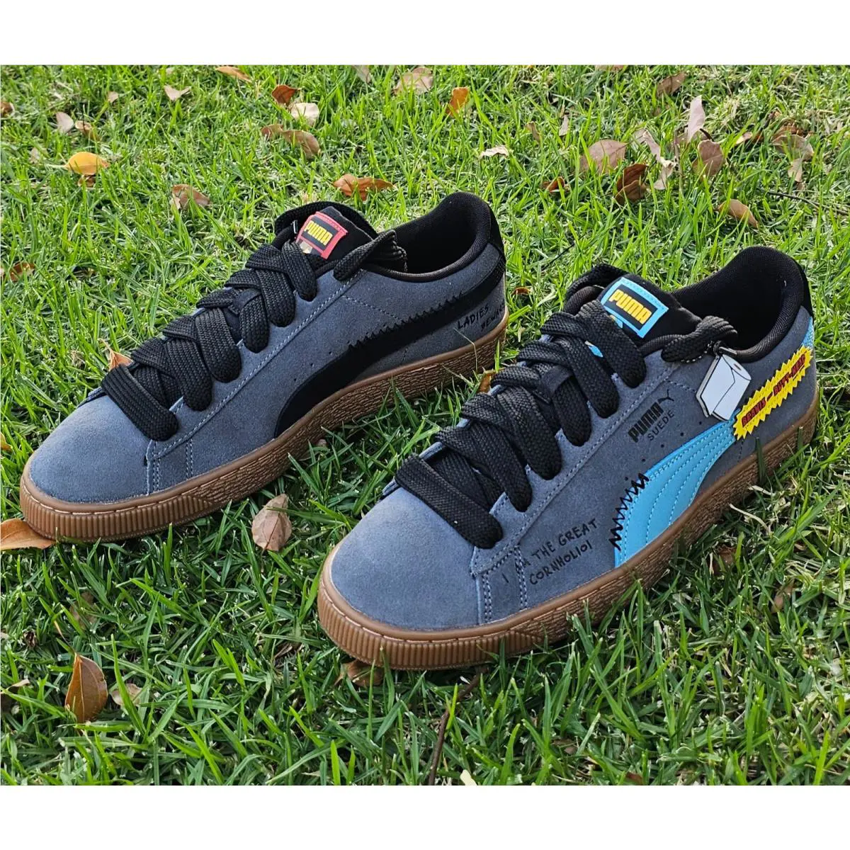 Puma shoes - PUMA Suede - Suede - Gray 4