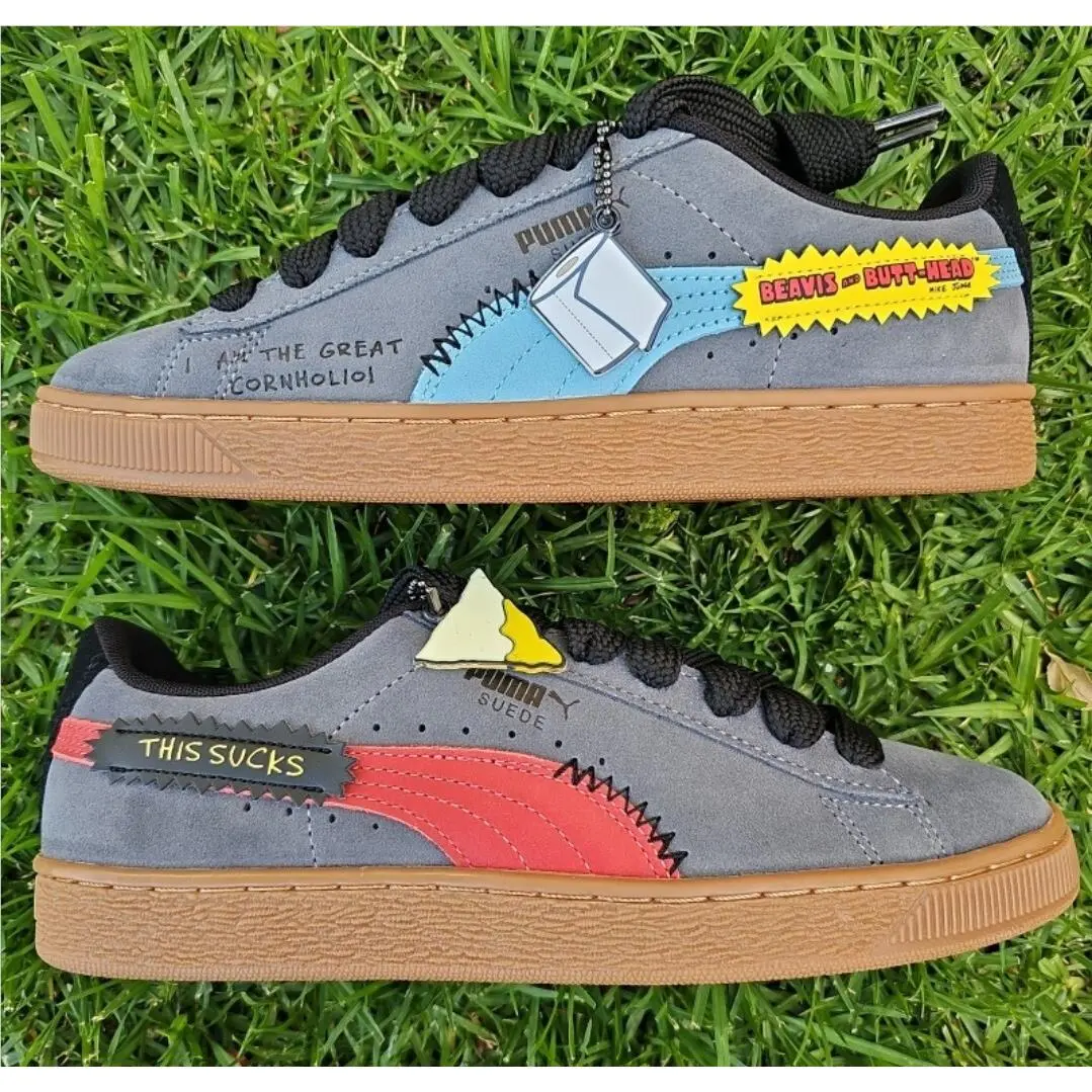 Puma shoes - PUMA Suede - Suede - Gray 6