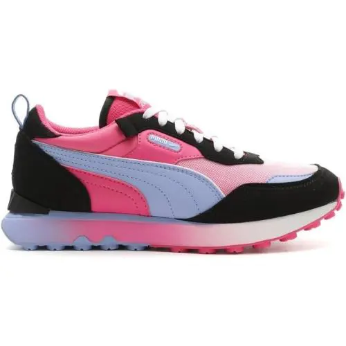 Puma Womens Rider Fv Muted Martians Lace Up Sneakers Shoes Casual - Pink Purple