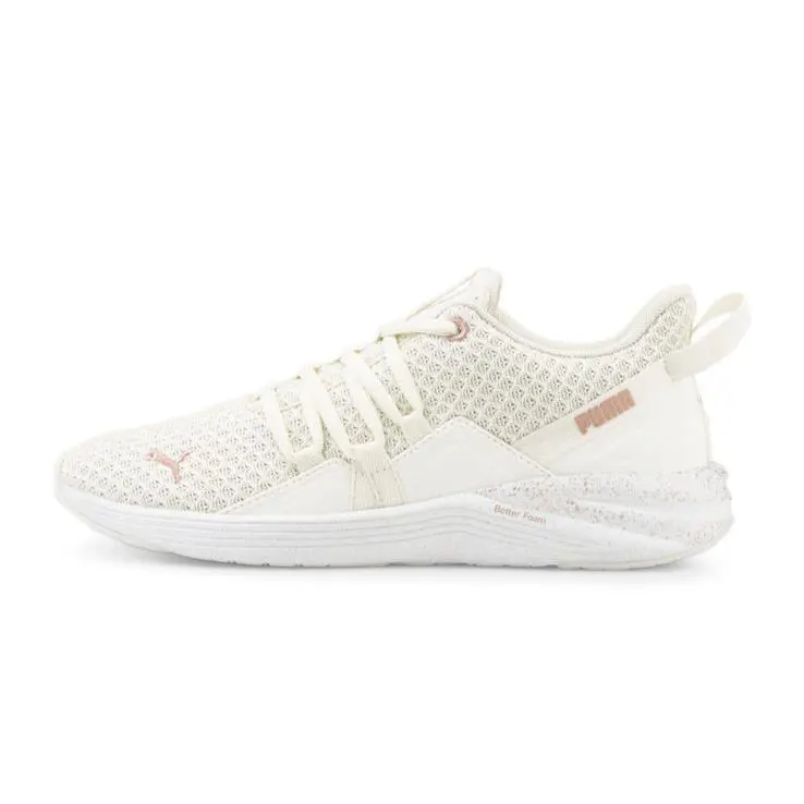 Puma Womens Shoe White Better Foam Prowl Alt Speckle 376609 01 - White