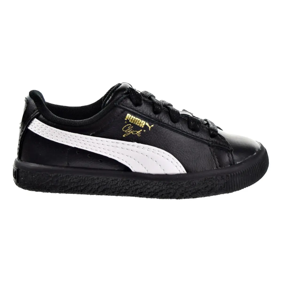 Puma Clyde Core L Foil Toddler Shoes Puma Black-puma White 364663-02