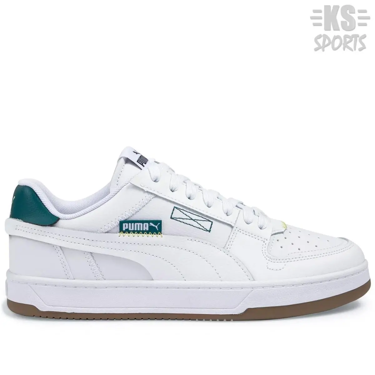 Puma Caven 2.0 Vtg `white Malachite Green` Men`s Casual Athletic Shoes 392332-01