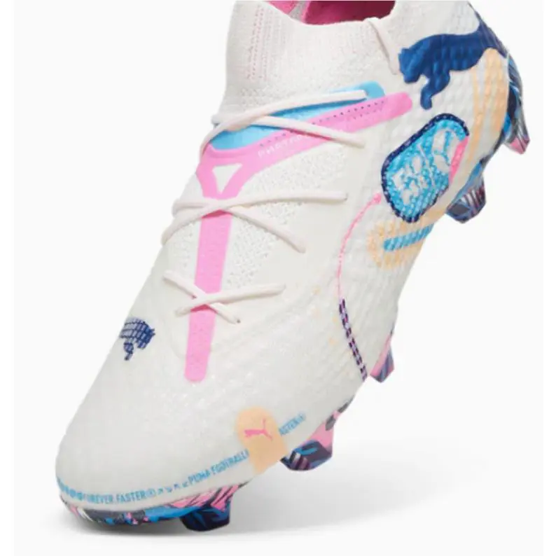 Puma shoes - White/Pink/Blue 4