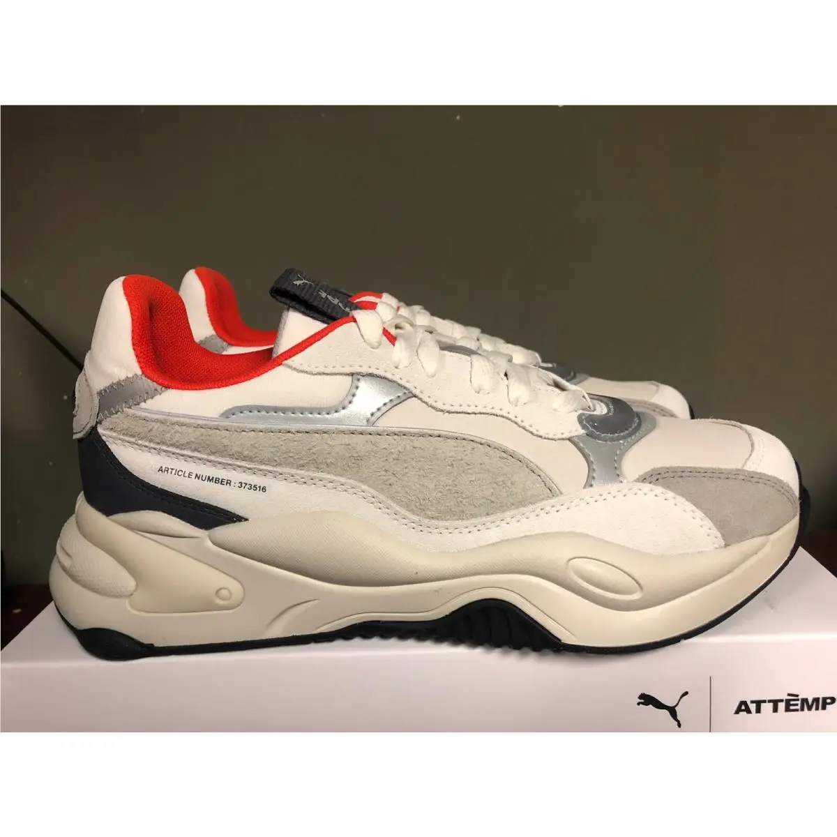 Puma shoes - RS-X 9.8 - WHITE/LUMINOUS-BLUE 3