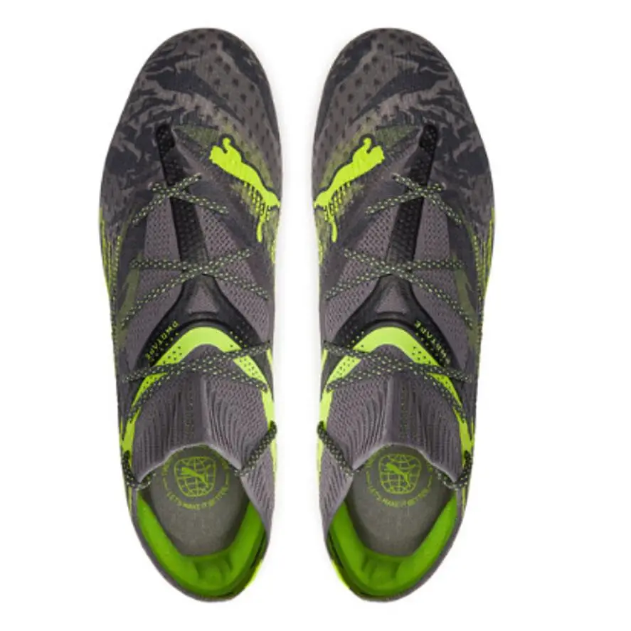 Puma shoes - Dark Grey/Electric Lime 4