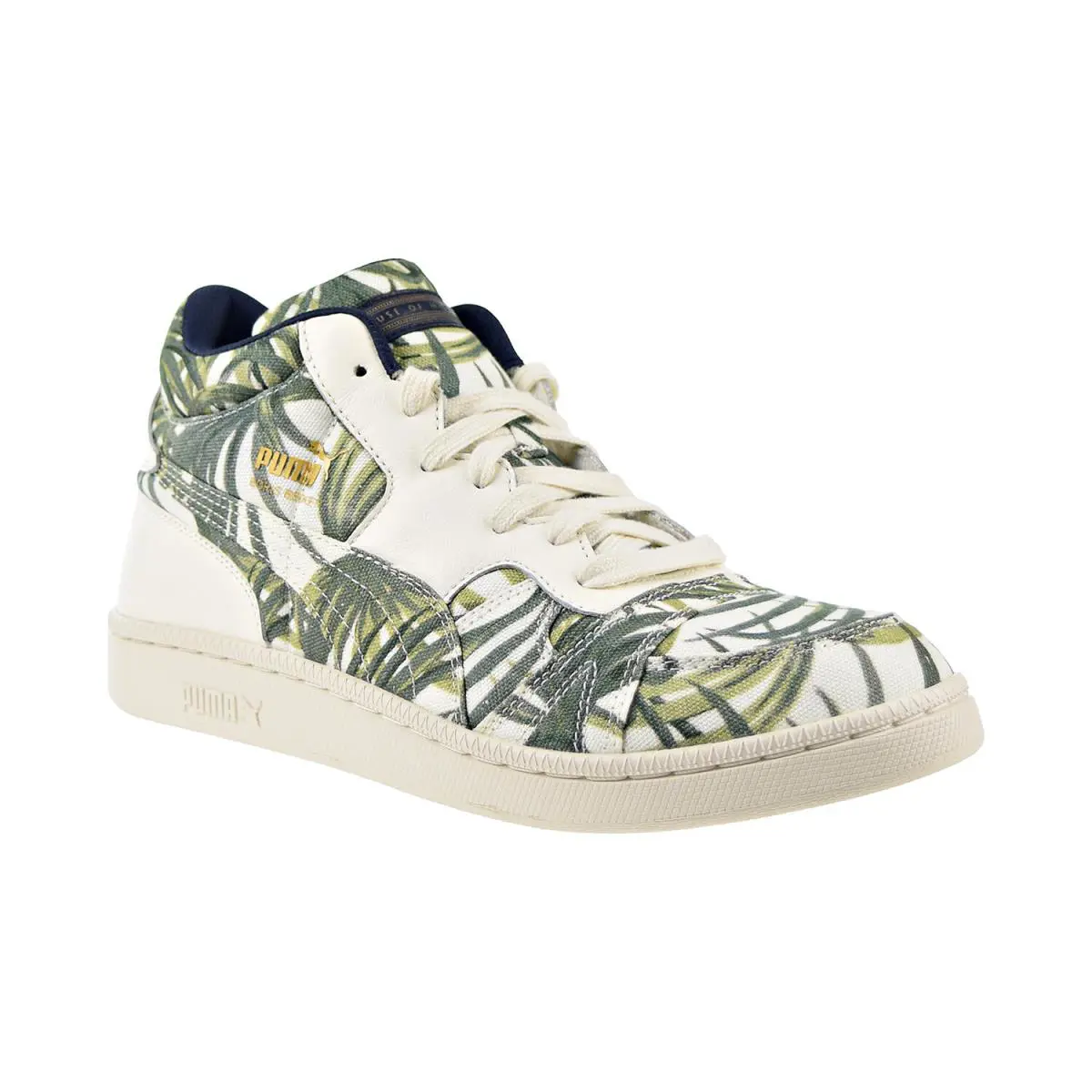 Puma shoes - White-Green 1