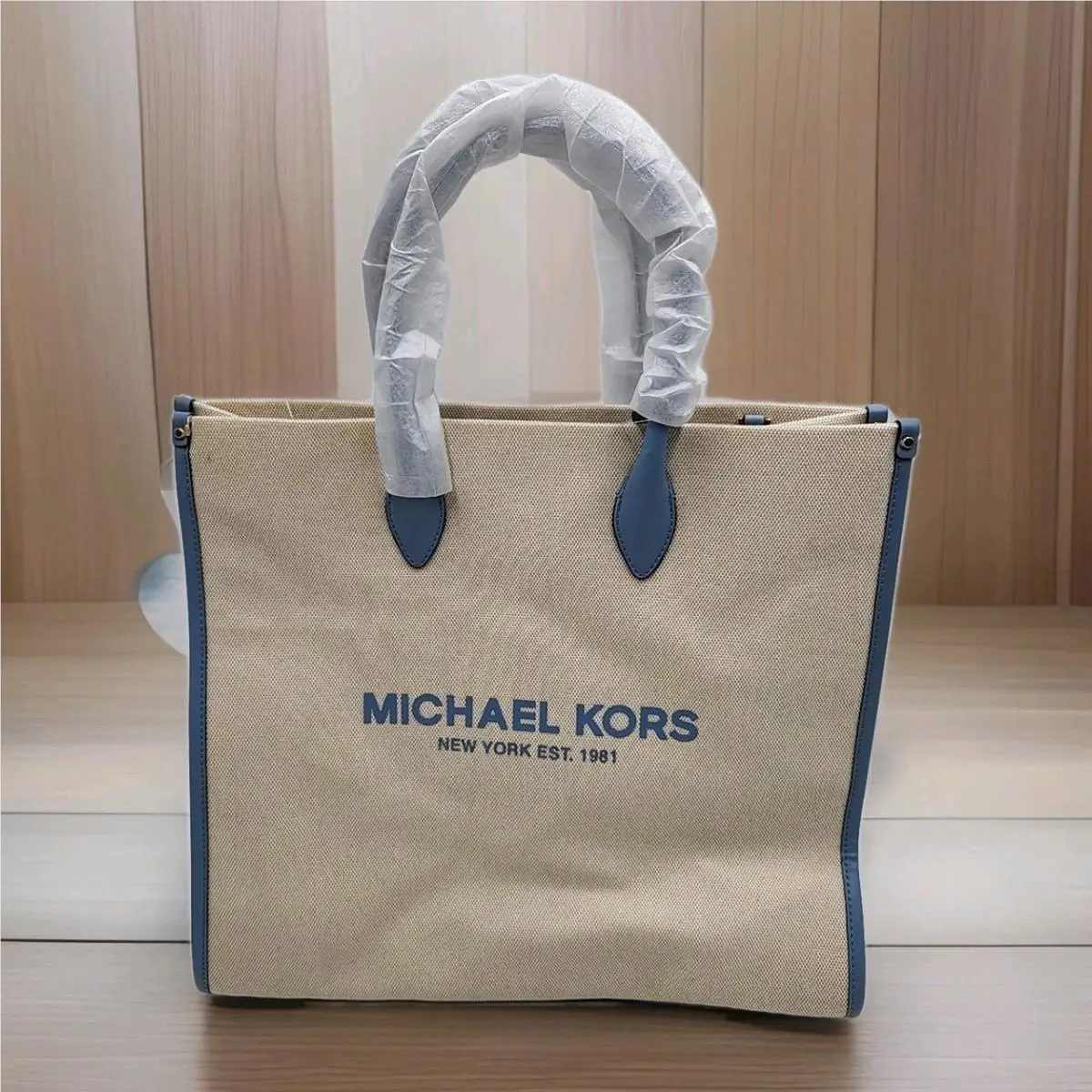 Michael Kors Mirella Large NS Women`s Tote Large - Chambray Blue 35S2G7ZT3C