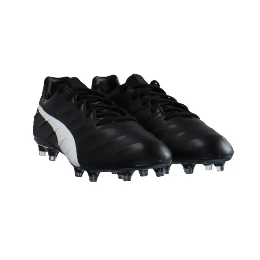 Puma Men`s King Platinum 21 FG Soccer Cleat Black/white 106478-01 SIZE:7.5 g 7.5